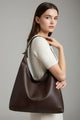 Women's large shoulder tote bag with long handles and spacious interior