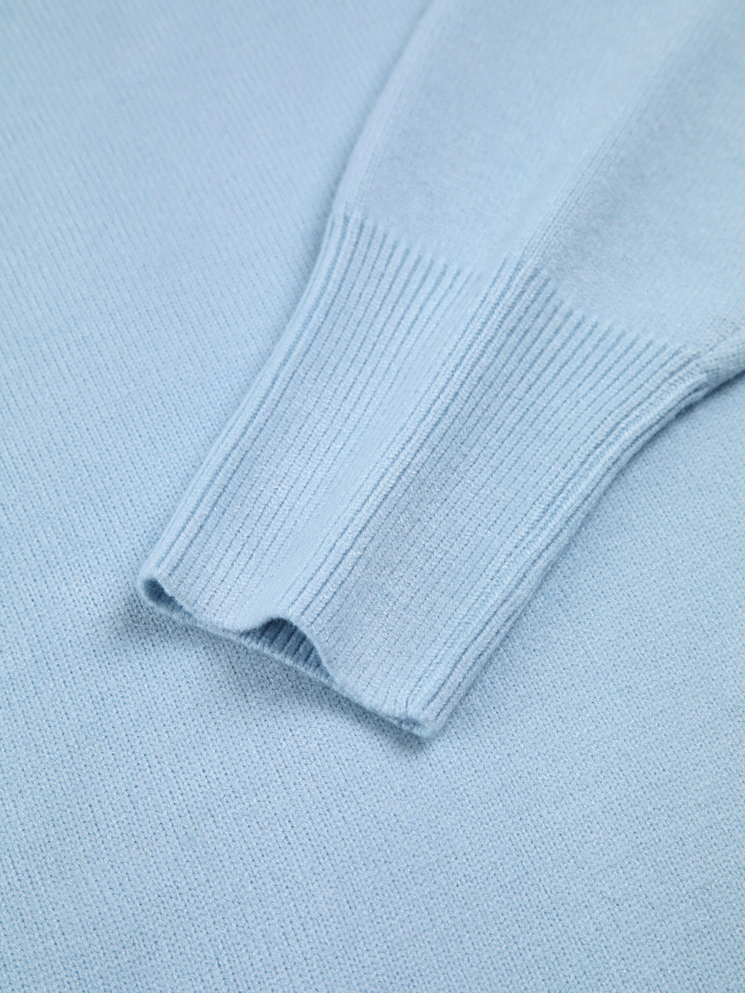 Women's oversized ribbed turtleneck sweater