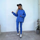 Women's oversized sweatshirt and ankle-length leggings set