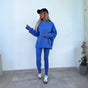 Women's oversized sweatshirt and ankle-length leggings set