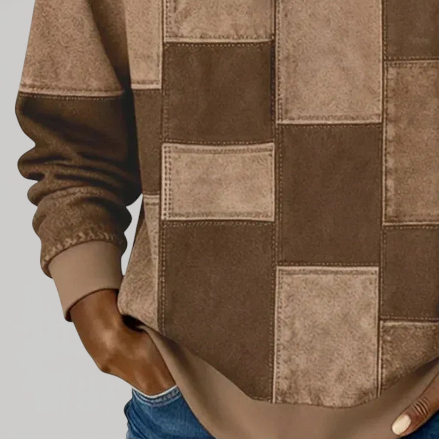 Yara Patchwork Jumper 7