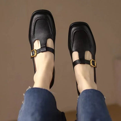 Yara Vintage T-Strap Shoes 6