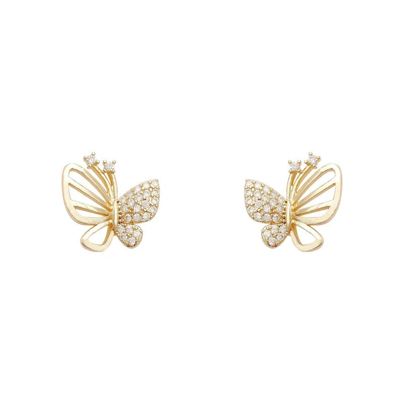 Zara Butterfly Stud Earrings 4