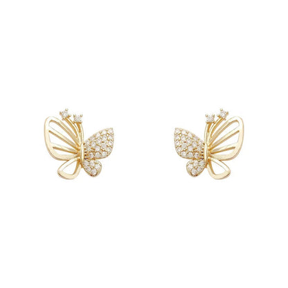 Zara Butterfly Stud Earrings 4