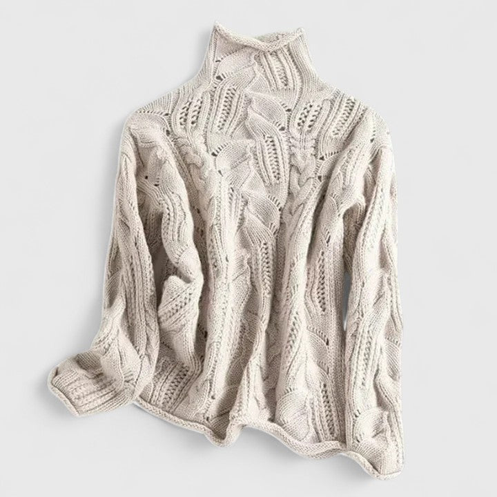 Zara Cozy Cable Knit Sweater 0
