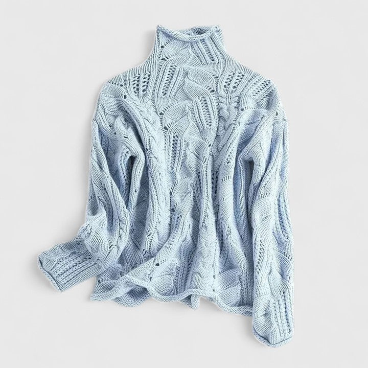 Zara Cozy Cable Knit Sweater 1