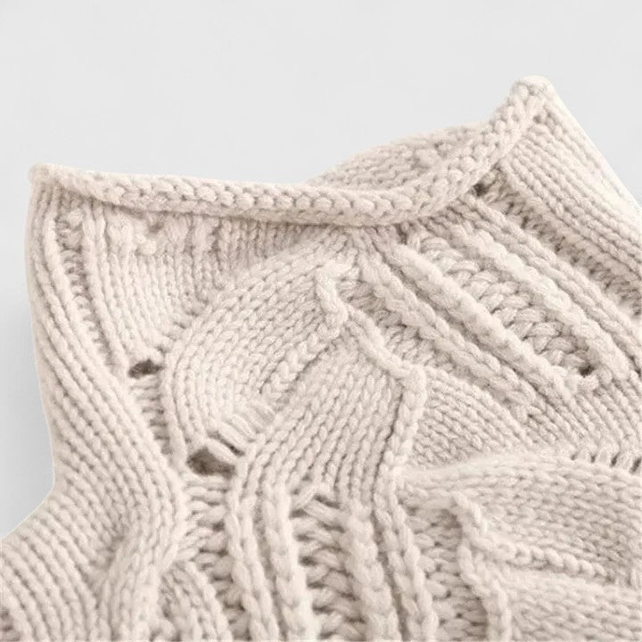 Zara Cozy Cable Knit Sweater 3
