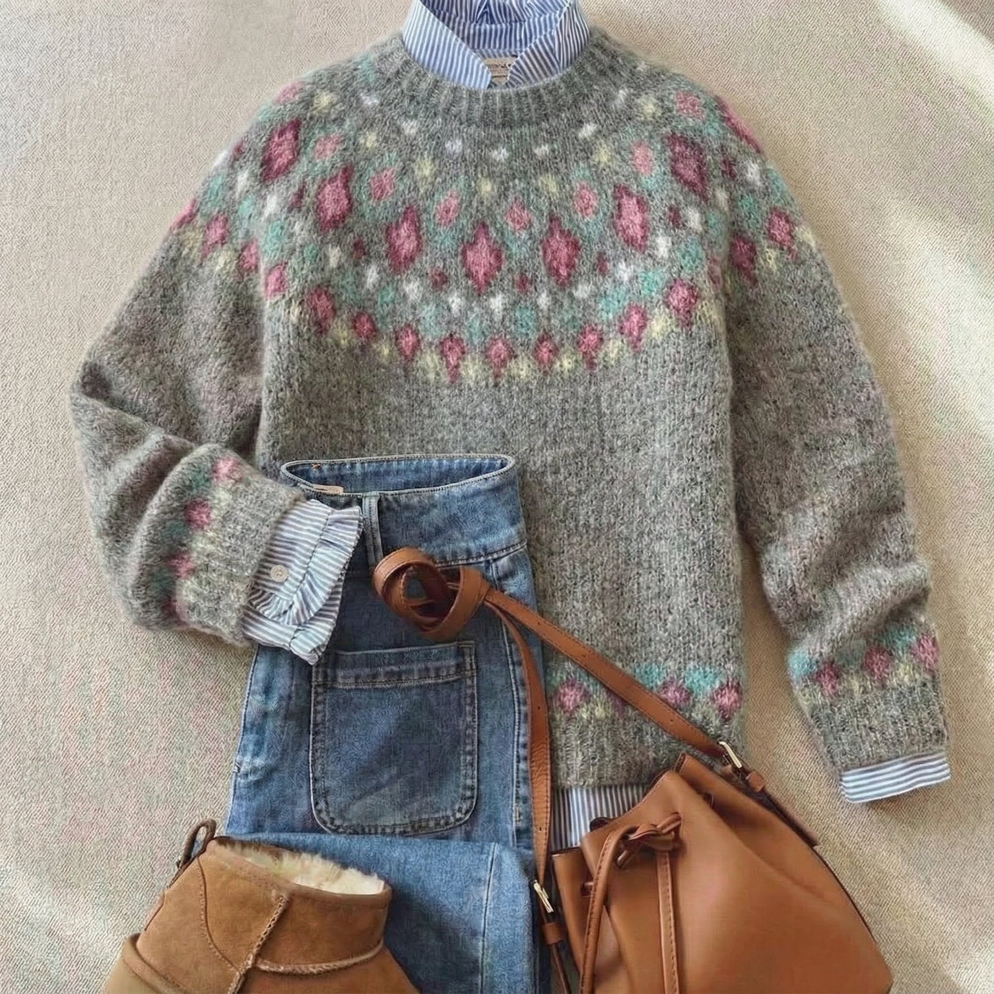 Zara Cozy Knit Sweater 1