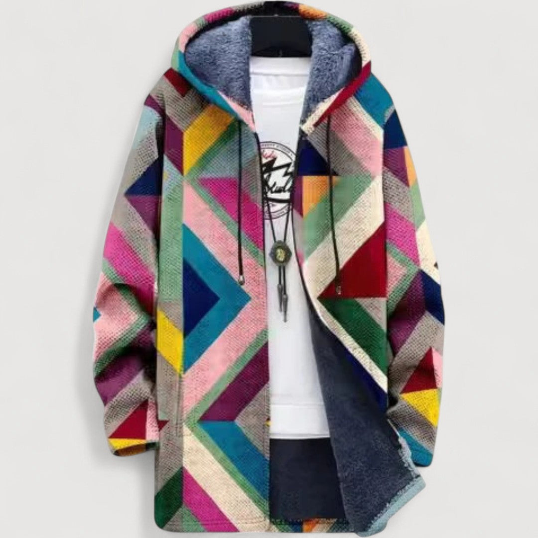 Zara Cozy Patchwork Hoodie 0
