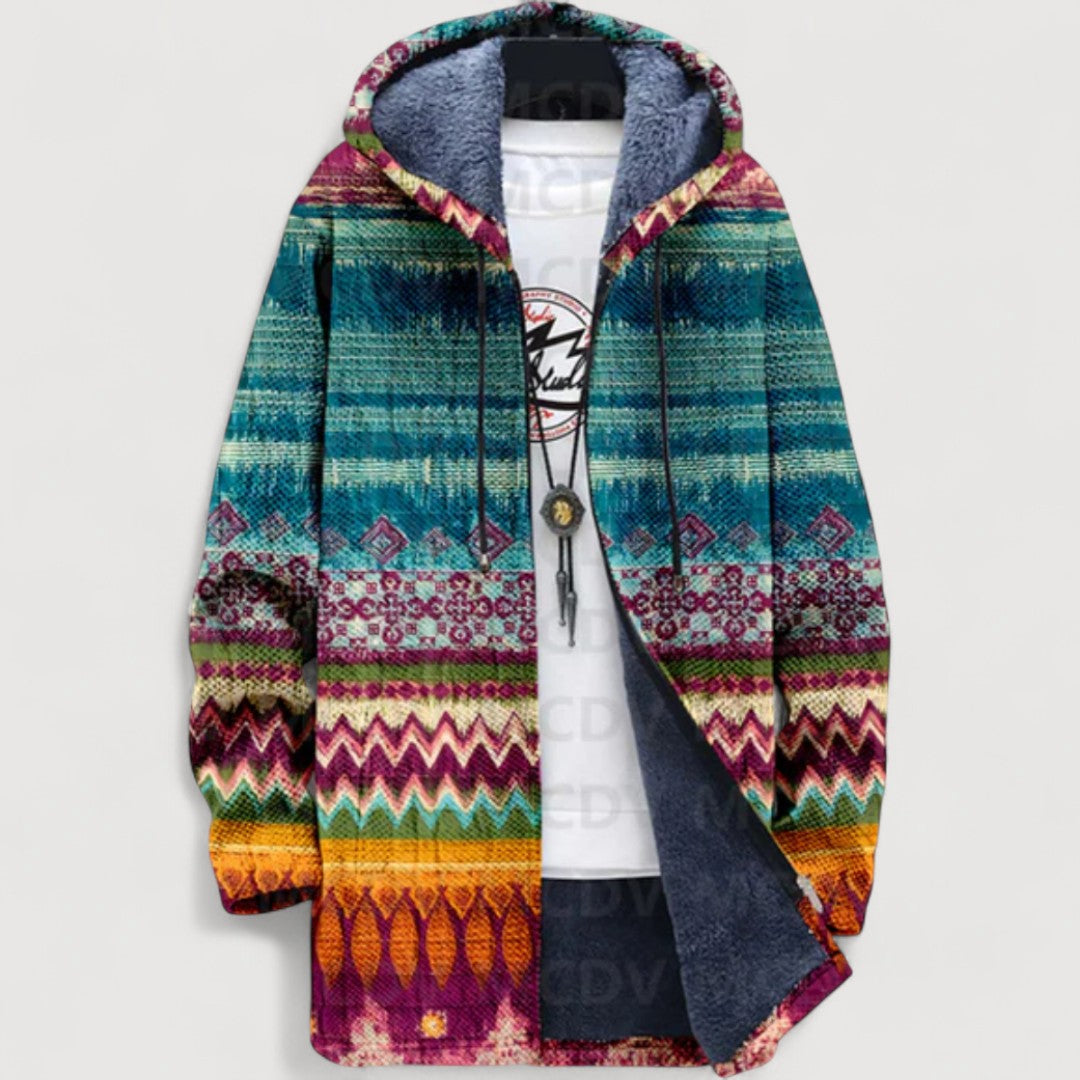 Zara Cozy Patchwork Hoodie 3
