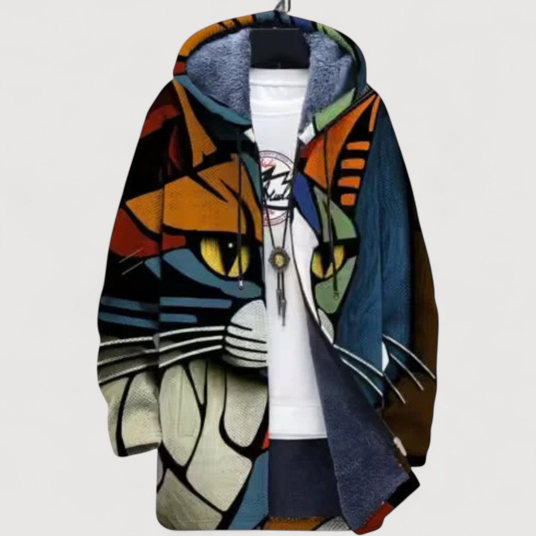 Zara Cozy Patchwork Hoodie 6