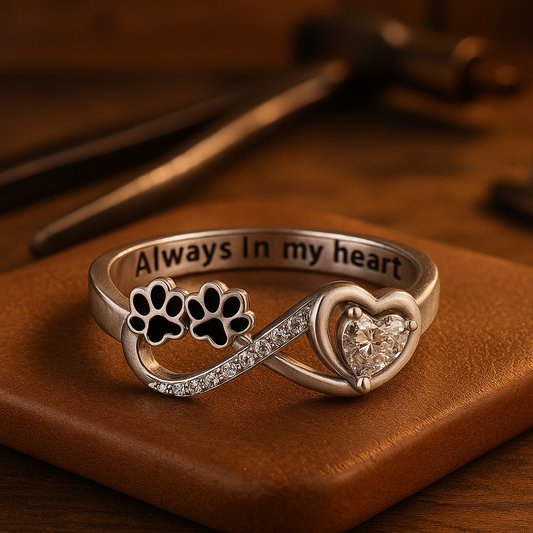 Zara Infinity Paw Ring 0