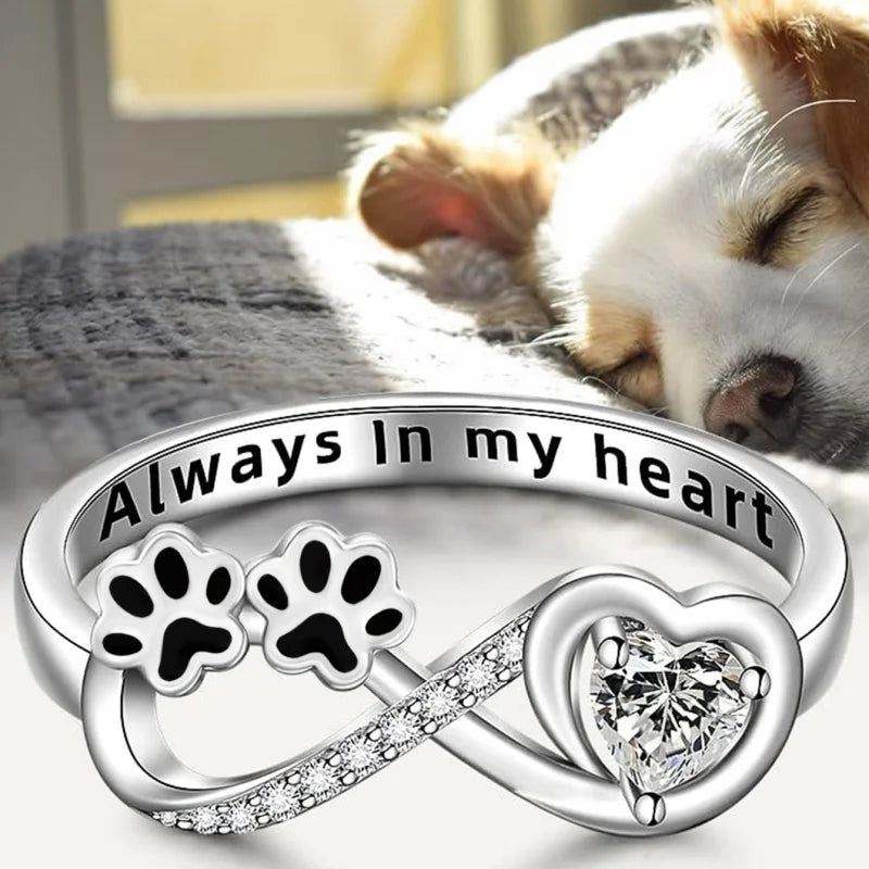 Zara Infinity Paw Ring 1