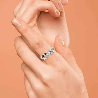 Zara Infinity Paw Ring 3