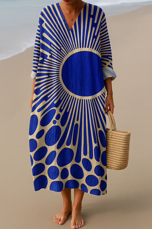 Zara Luxe Graphic Midi Dress 0