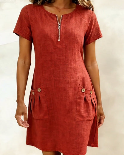Estella - Comfortable A-Line Dress