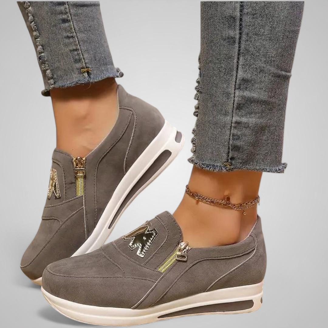Aurelia Orthopedic Zip Sneakers