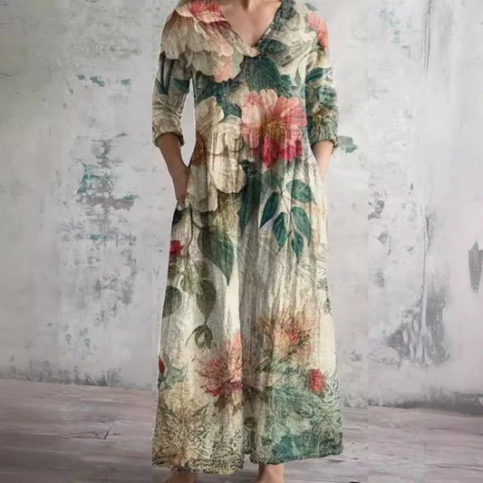 Alana - Flowy Floral Summer Dress
