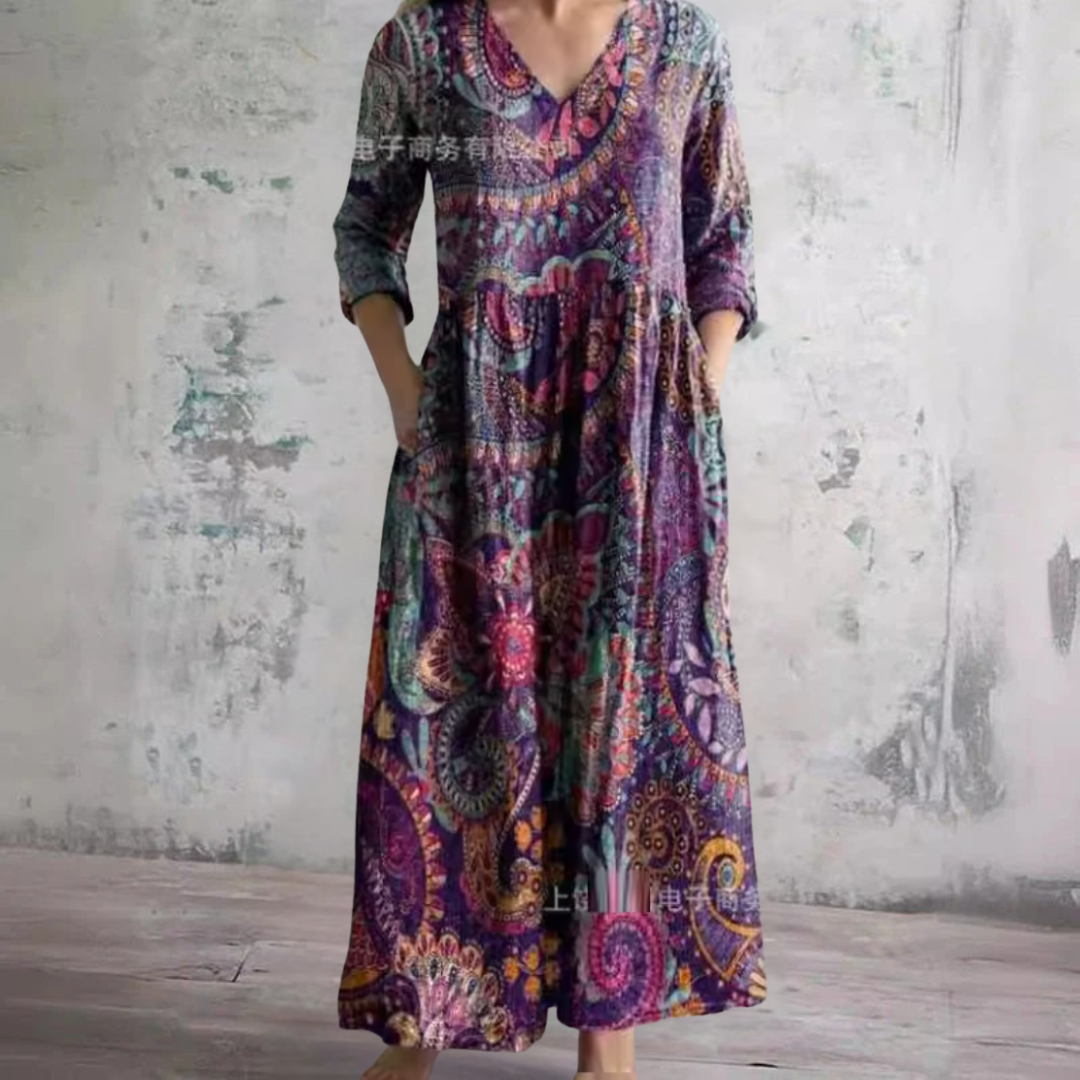Amira - Floral Midi Dress