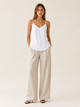 Women's Cami Top, Spaghetti Straps, V Neck, Relaxed Drape