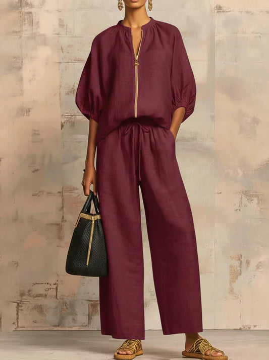 Avani - Relaxed Shirt & Pants Set