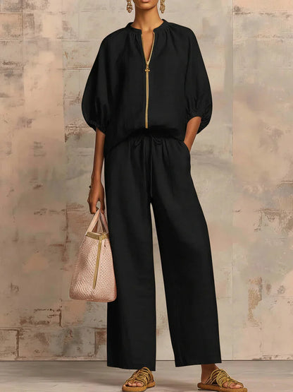 Avani - Relaxed Shirt & Pants Set