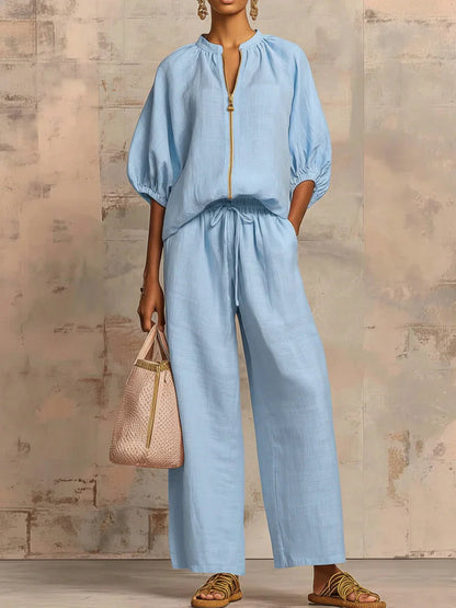 Avani - Relaxed Shirt & Pants Set