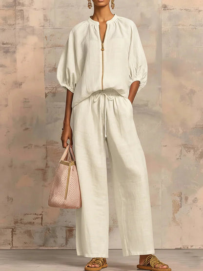 Avani - Relaxed Shirt & Pants Set