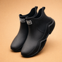 Women's waterproof pull-on ankle boots with lug soles