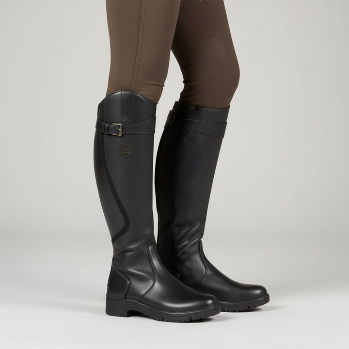 Women's Leather Riding Boots – Supportive Comfort Knee-High Outdoor Boots 5