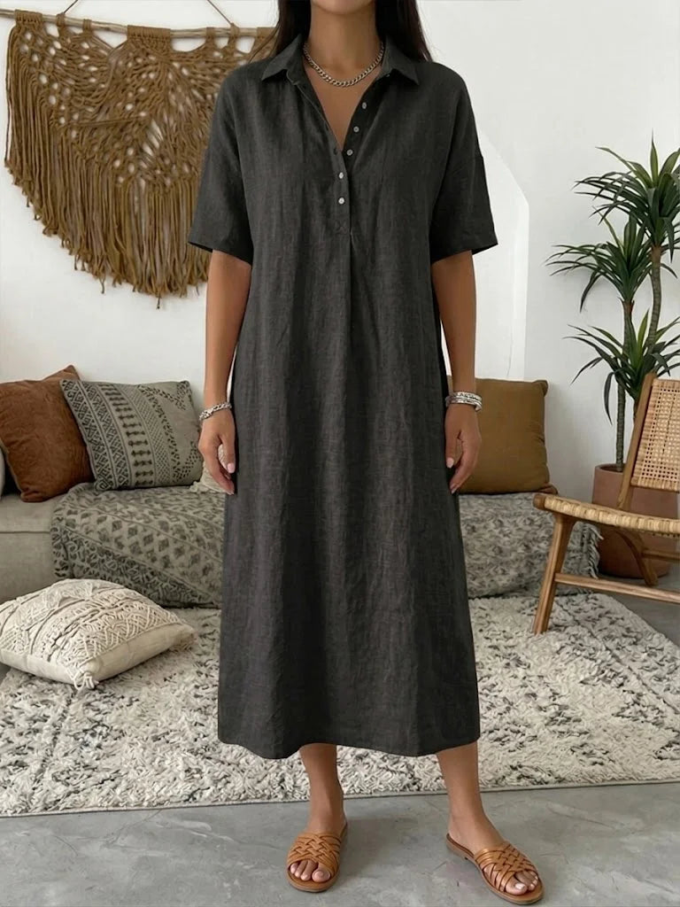 Briar - Polo Collar Casual Dress