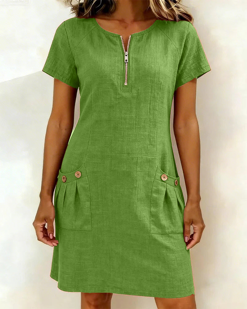 Estella - Comfortable A-Line Dress