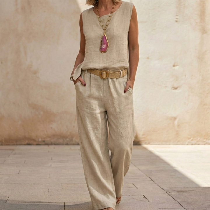Calista - Bohemian Top & Pants Set