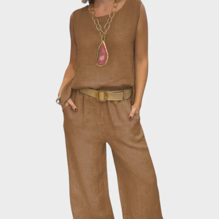 Calista - Bohemian Top & Pants Set