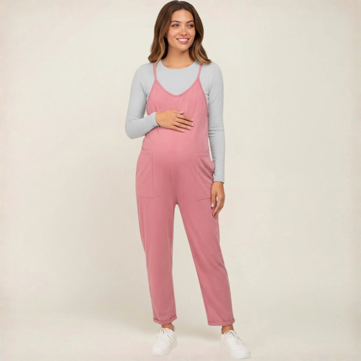 Cassandra - Maternity & Postpartum Jumpsuit