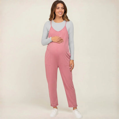 Cassandra - Maternity & Postpartum Jumpsuit