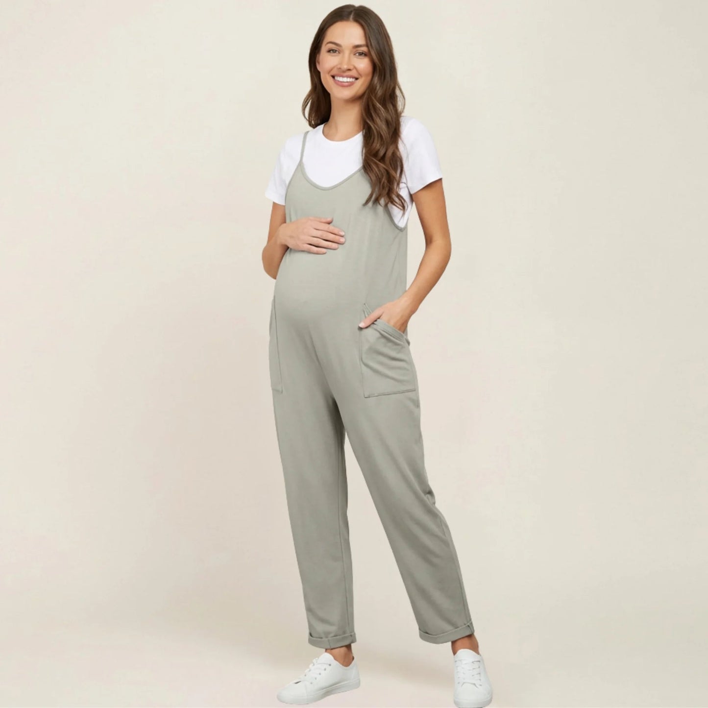 Cassandra - Maternity & Postpartum Jumpsuit