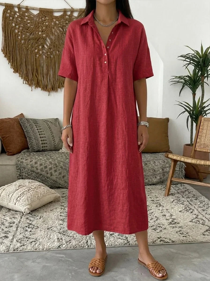 Briar - Polo Collar Casual Dress