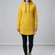 Women's hooded tunic sweatshirt with kangaroo pocket