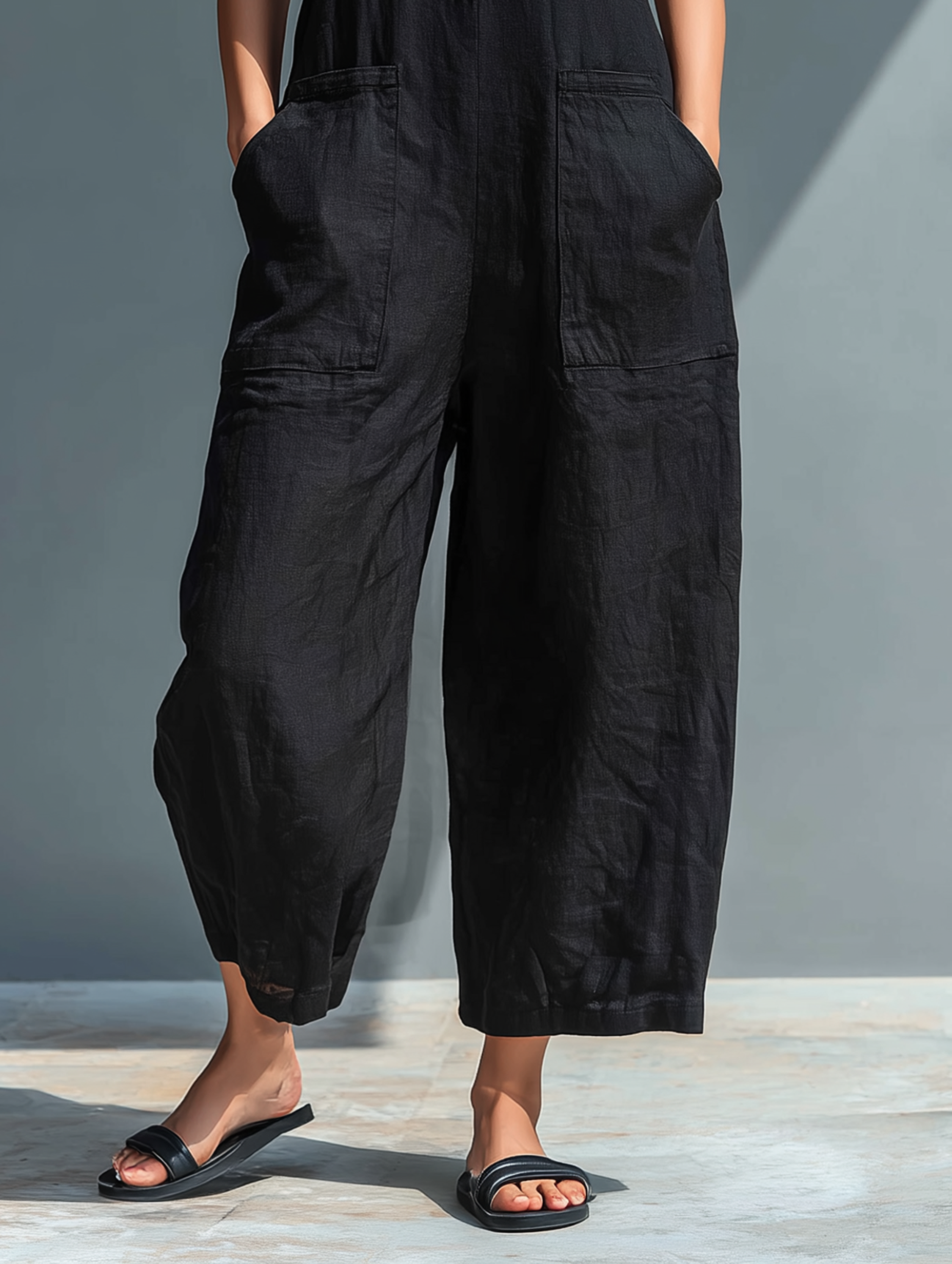 Marcella - Sleeveless Wide-Leg Jumpsuit