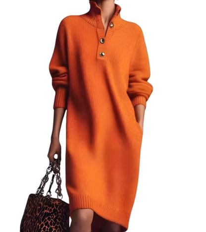 Daphne - Cozy knit midi dress