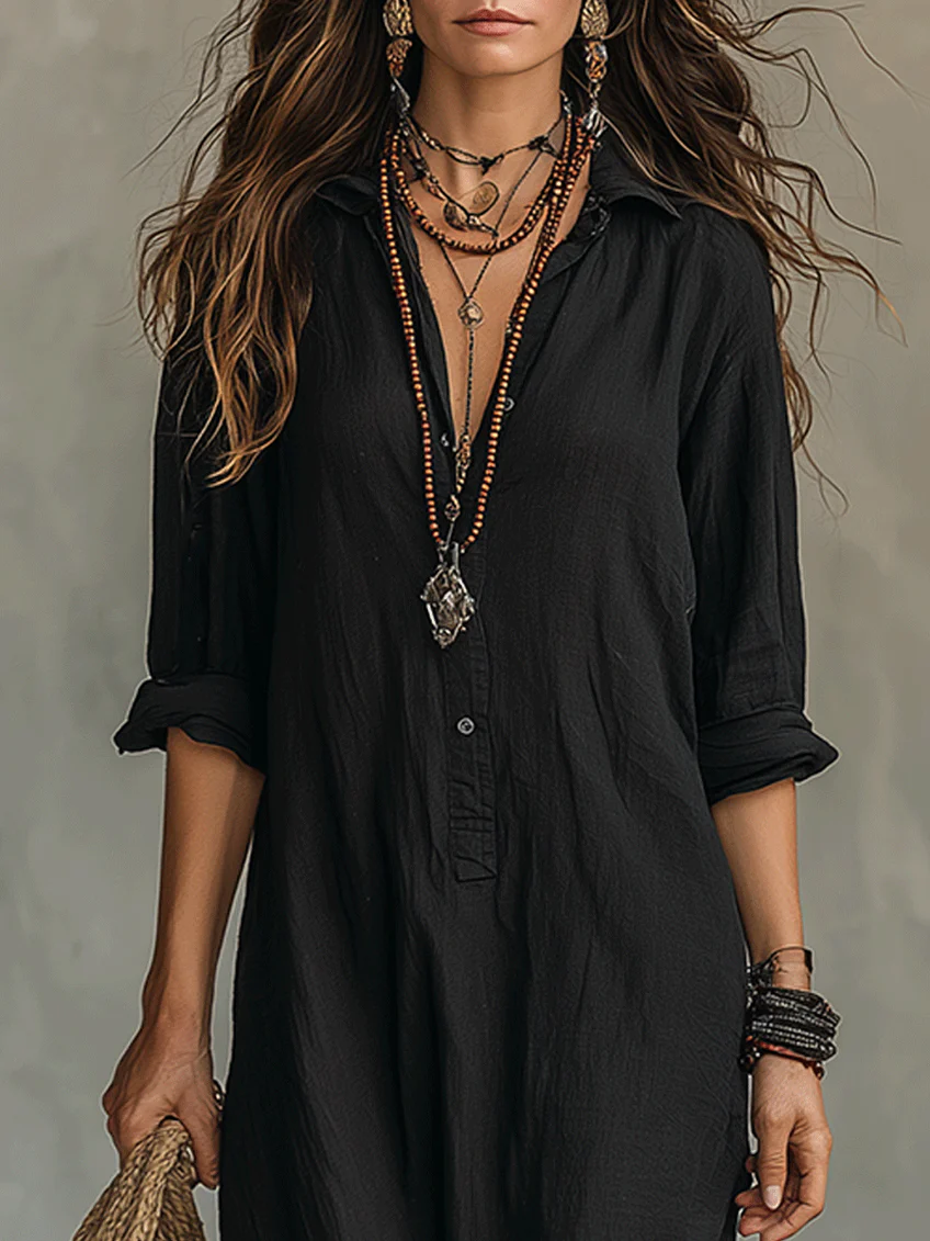Evora - Flowy Oversized Maxi Dress