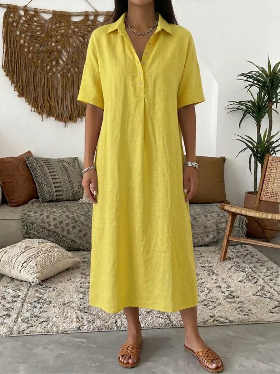 Briar - Polo Collar Casual Dress