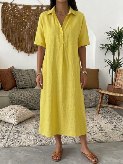 Briar - Polo Collar Casual Dress