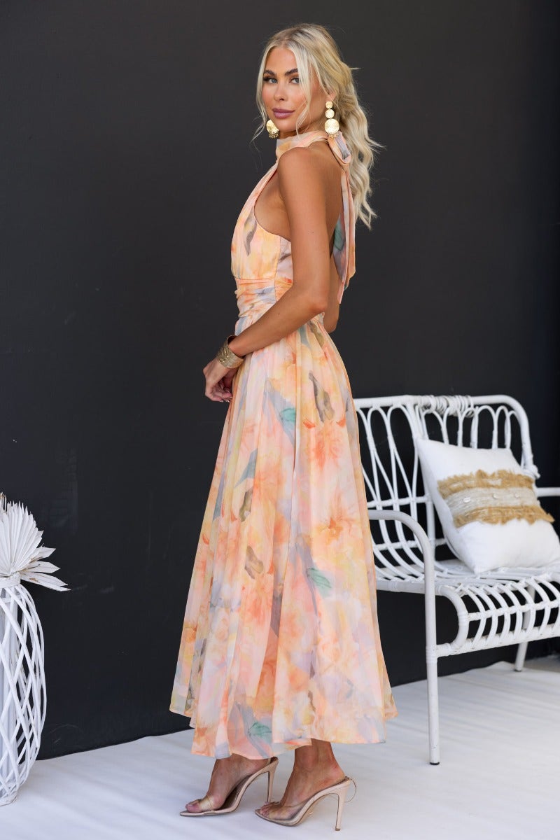Aveline Halter Maxi Dress