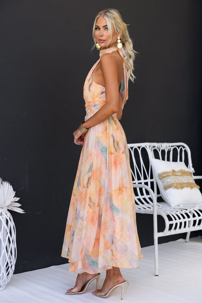 Aveline Halter Maxi Dress