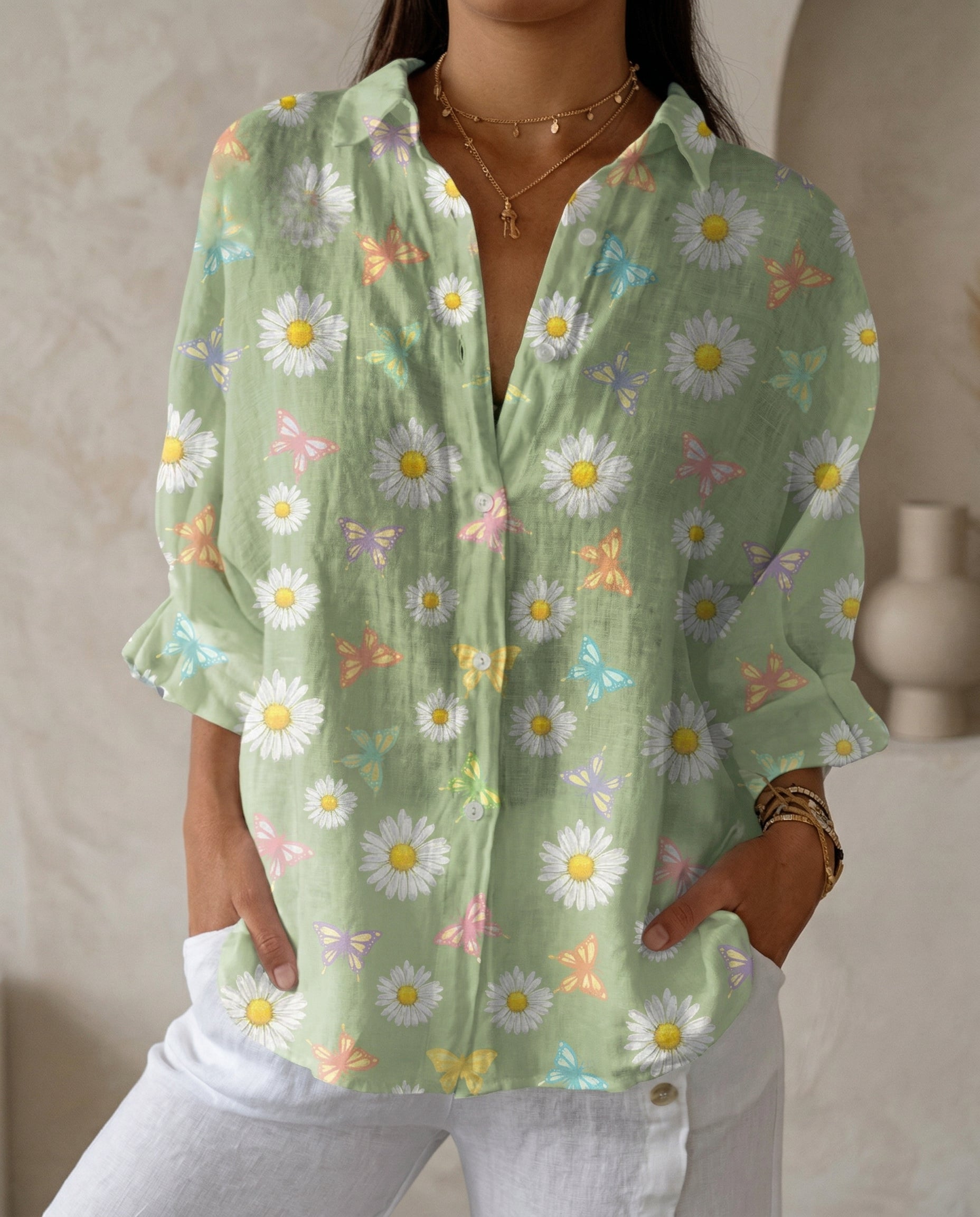 Lyra - Elegant Floral Blouse