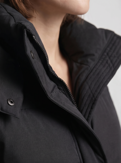Women's belted biker jacket with lapel collar and asymmetrical zipper