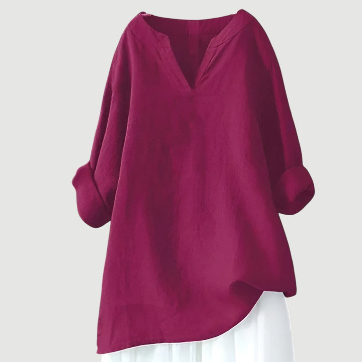 Women's Airy Lightweight Shirt – Relaxed Long-Sleeve Blouse for Everyday Wear 3