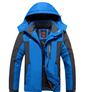 Men's padded hooded winter coat with zip pockets
